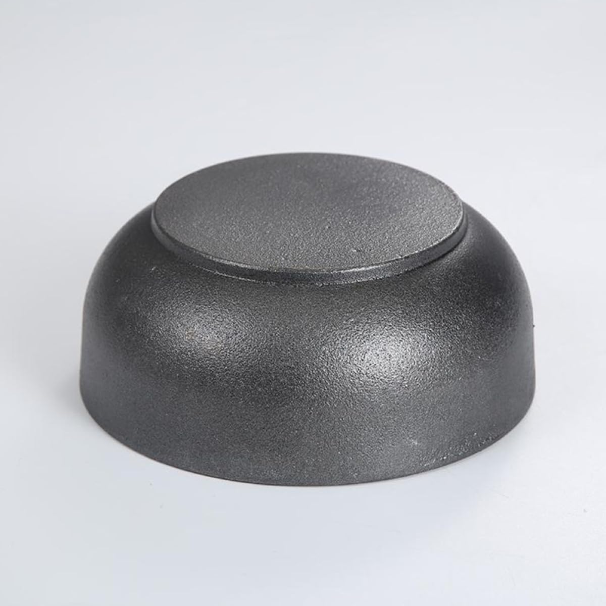 KICHOUSE Cuenco de Hierro Fundido Tazón de Arroz Negro para Bibimbap Coreano para Mezclar Bordes Lisos y Diseño Elegante, Adecuado para Restaurantes y Bares
