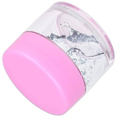 Miniatura 3 de Beauticom - Tarros de plástico transparente de pared gruesa a prueba de fugas, 0.25 oz0.2 fl oz (cantidad 12 paquetes) con tapas rosas para