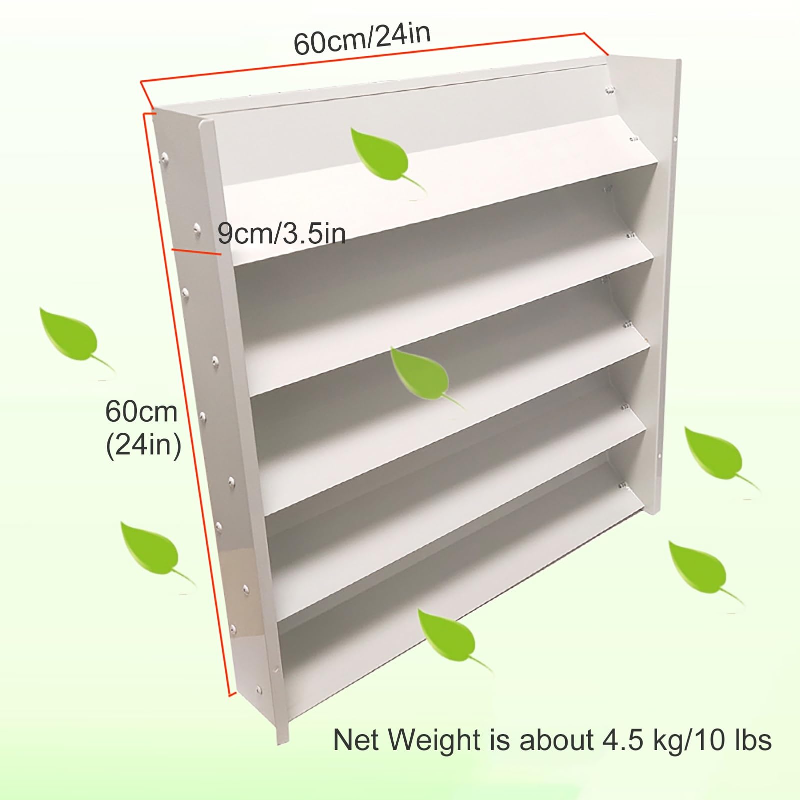 Bouclier d'écoulement de ventilation de climatiseur – Déflecteur anti-soufflage direct pour unités de climatisation extérieures, grilles de protection et accessoires de clôture