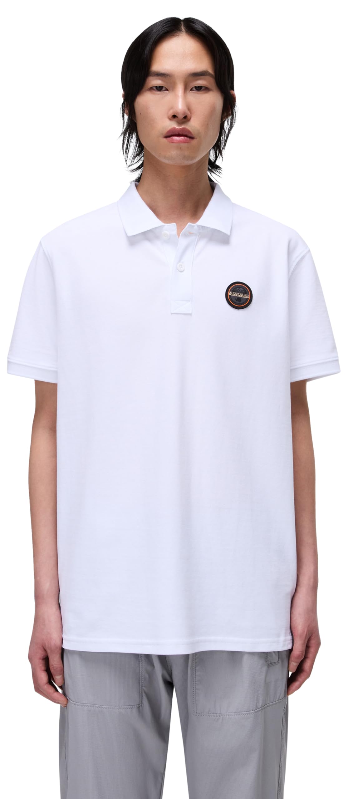 Napapijri Epy Short Sleeve Polo Shirt White