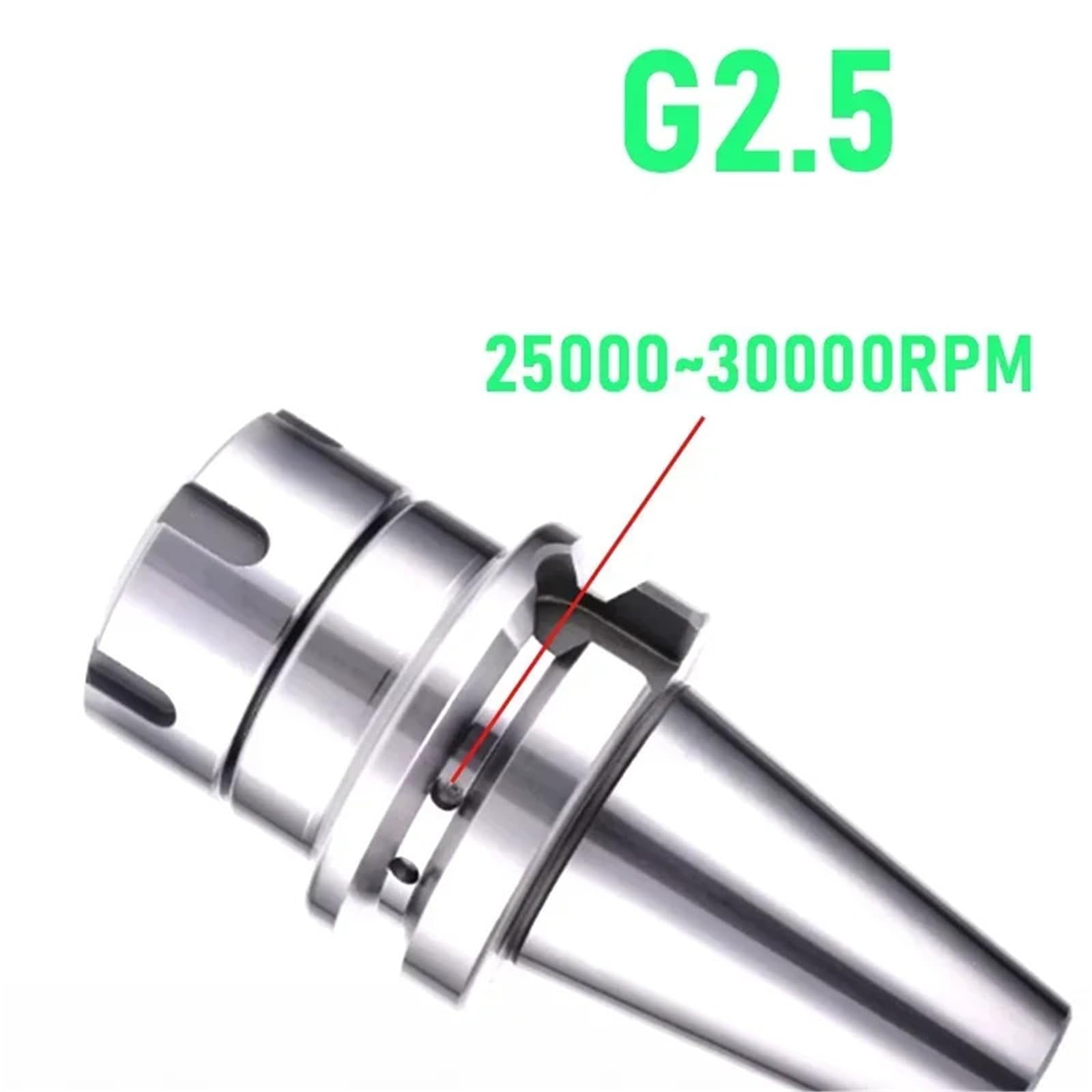 Compatibile con il portautensili ER prebilanciato BT30 BT40 | Mandrino a pinza ER di precisione abbinato al mandrino del centro di lavoro CNC(BT30-ER16-150)