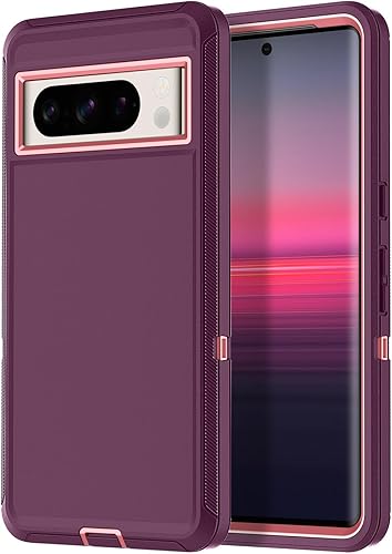 Miniatura 1 de I-HONVA Funda para Google Pixel 8 Pro a prueba de golpes, a prueba de polvo y caídas, protección de cuerpo completo de 3 capas sin protector de