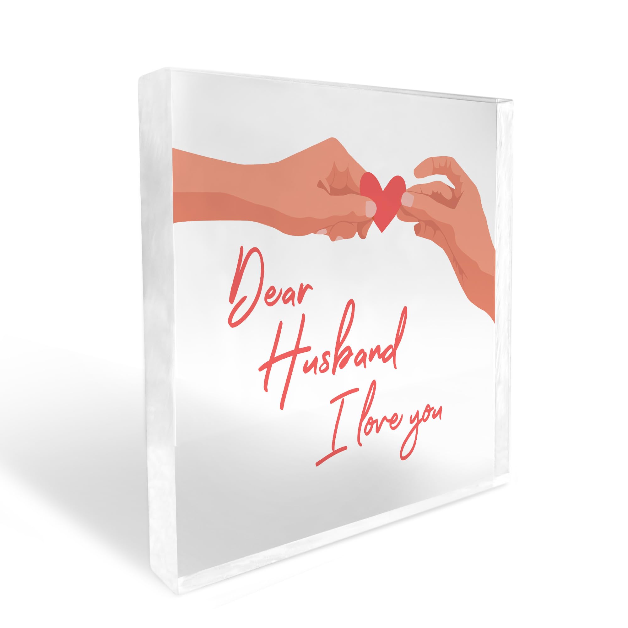 Red Ocean Dear Husband I Love You Cute Romantic Anniversary Valentines Day Gift For Him