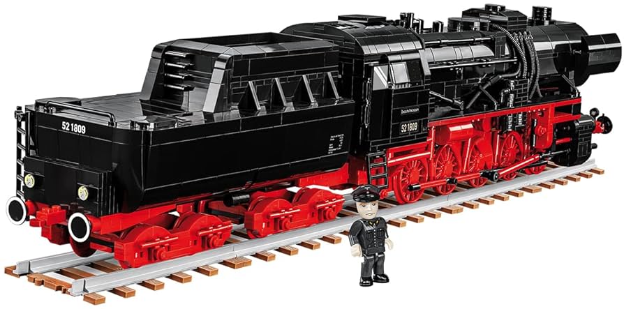 機関車模型　アンティーク　ドイツ製 Amazon.co.jp: 'Cobi Trains #6282 ドイツ国鉄52形蒸気機関車