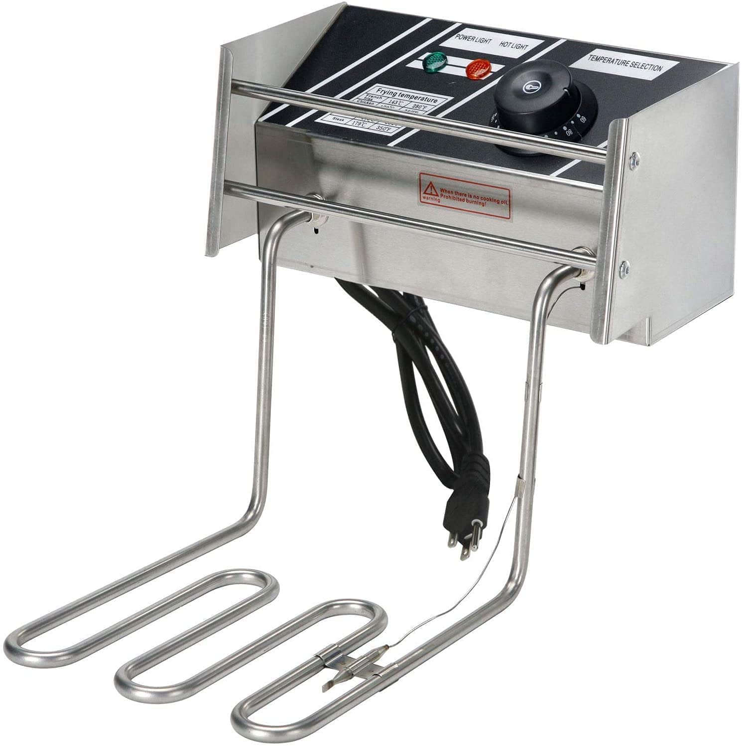 FUZION 6 Liters 2500W Commercial Single Electric Fryer, Silver 3