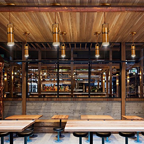 Lámpara de techo colgante de bambú estilo nostálgico para restaurantes y salas 4