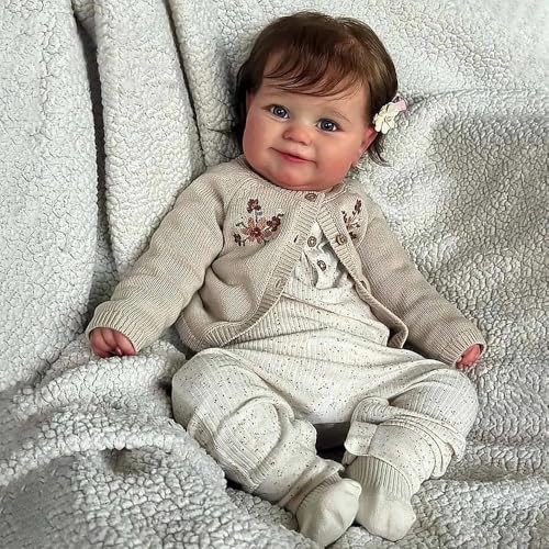 Anano Realista Muñeca Bebe Reborn, 20 Pulgadas Silicona Cuerpo Completo De Vinilo Niña Impermeable A La Anatomía Suave Niña Realista Muñeca Bebe Reborn, Parece Un Juguete Real para Niños