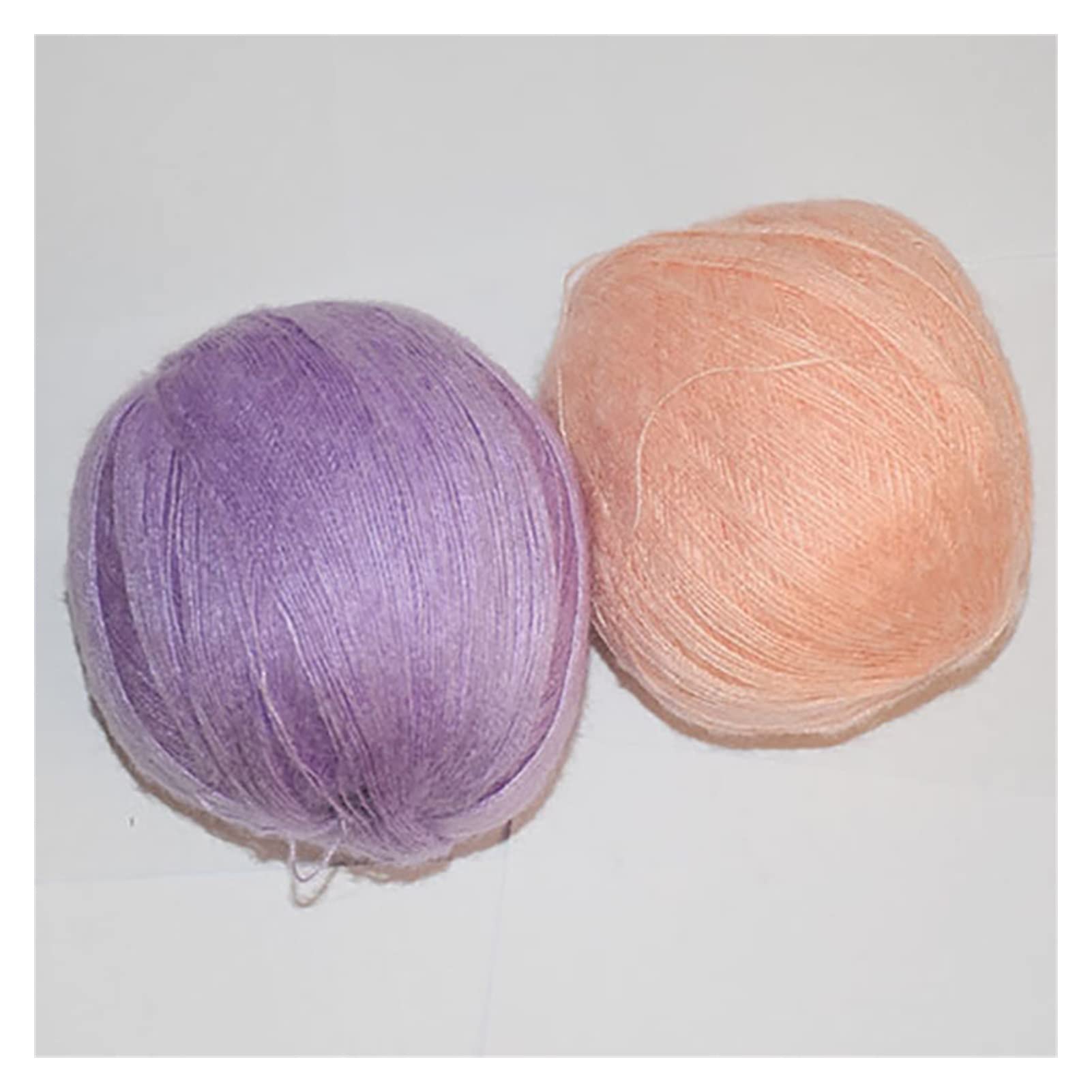 6 unids / 50 g Angola Hilado de Mohair Amoroso Hilo de Punto de Tejer Delgado suéter de bebé de Lana Suave Hilado de Ganchillo for Bufanda de Chal. Ovillos Lanas (Color : 42)