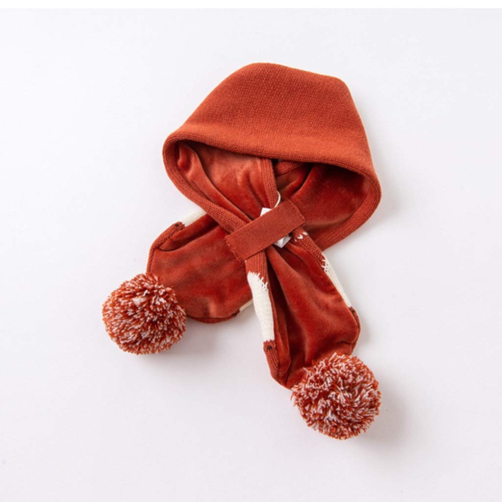 Bebé Babero Invierno Niños Lindo Más Terciopelo Cálido Bufanda Mujer Saludable, Lindo y Suave