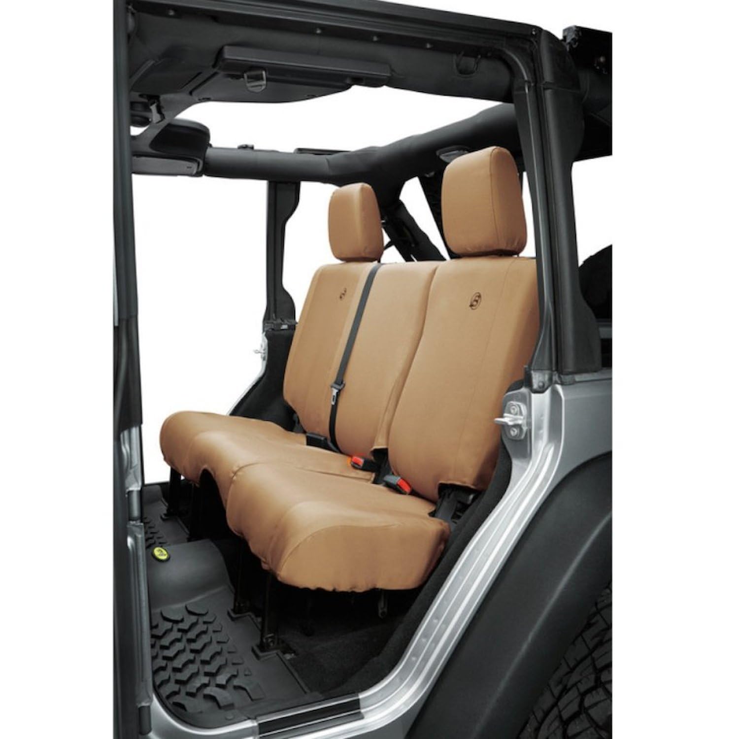 Bestop 2929204 Tan pokrowiec na siedzenie, tył Jeep 2018-Current Wrangler 2-drzwiowy