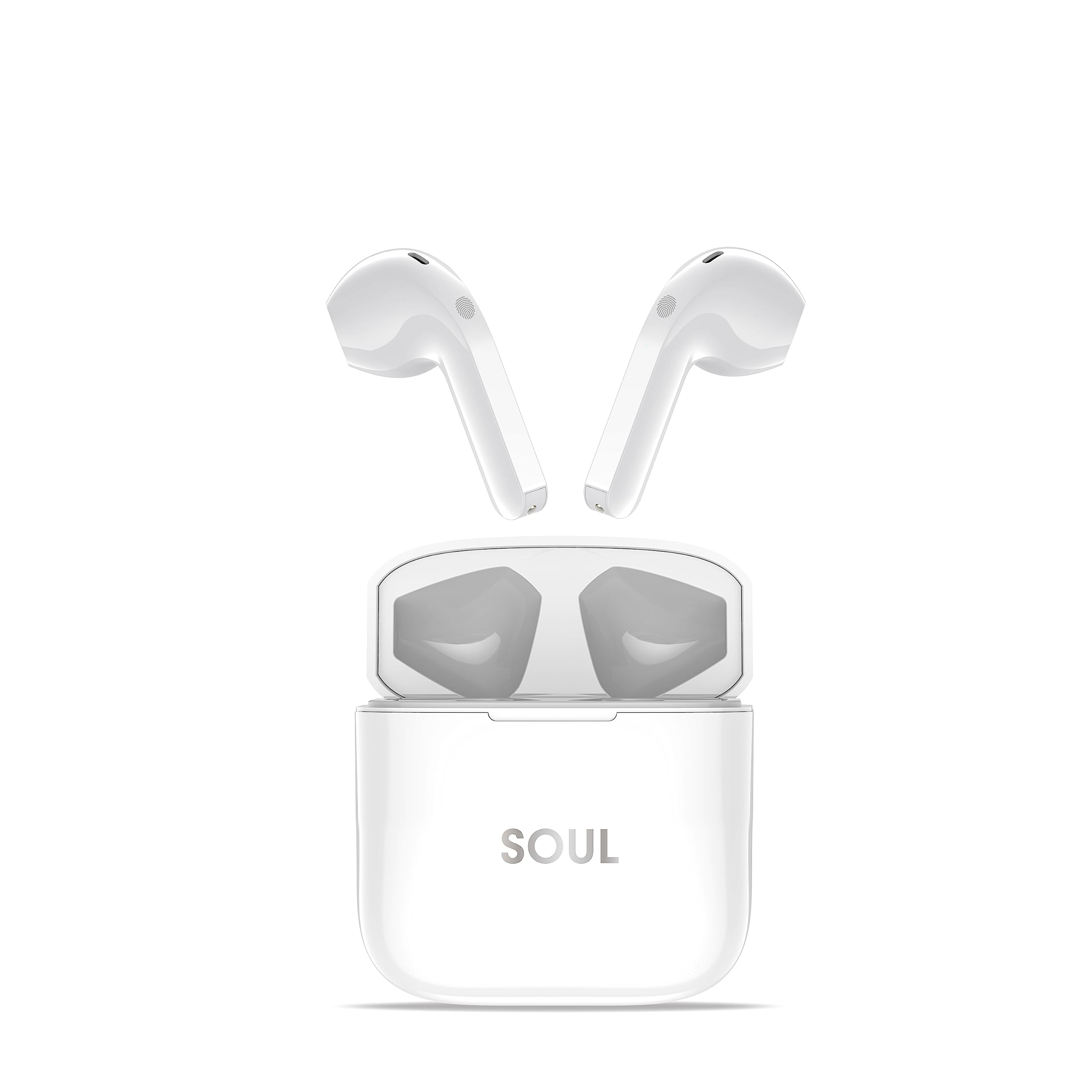 X.cellSouL10 Ear Buds with Clear Sound & Rich Bass, 5hrs play & talk time & 120 hrs standby,compatible with most Android/iOS/Harmony OS devices (White)