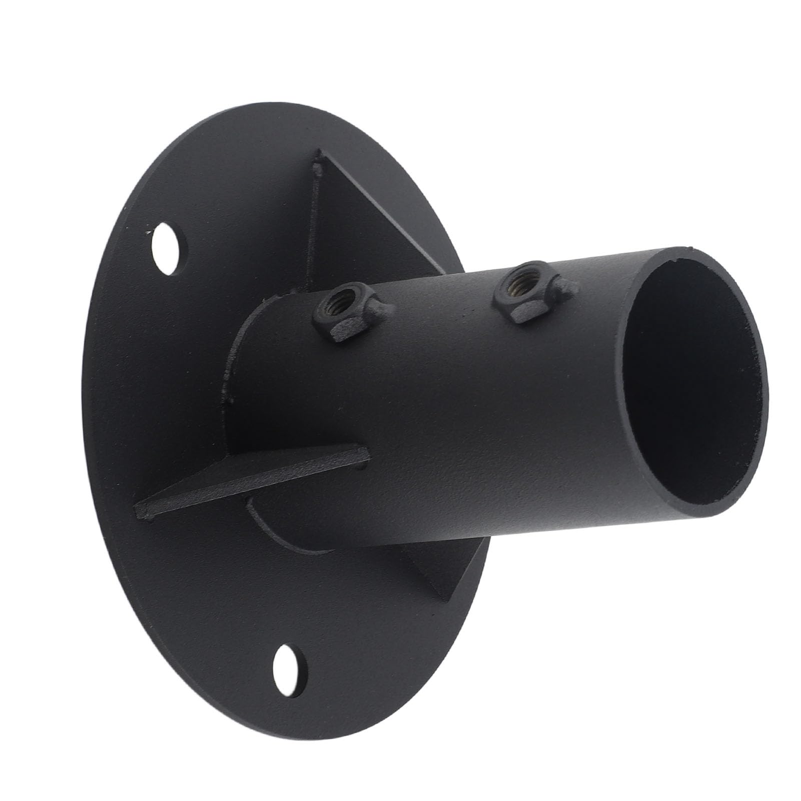 Steel Chain Link Fence Post Floor Flange Base, 52mm Heavy Duty, for Outdoor Security Fencing and Lighting Installation - Image 3