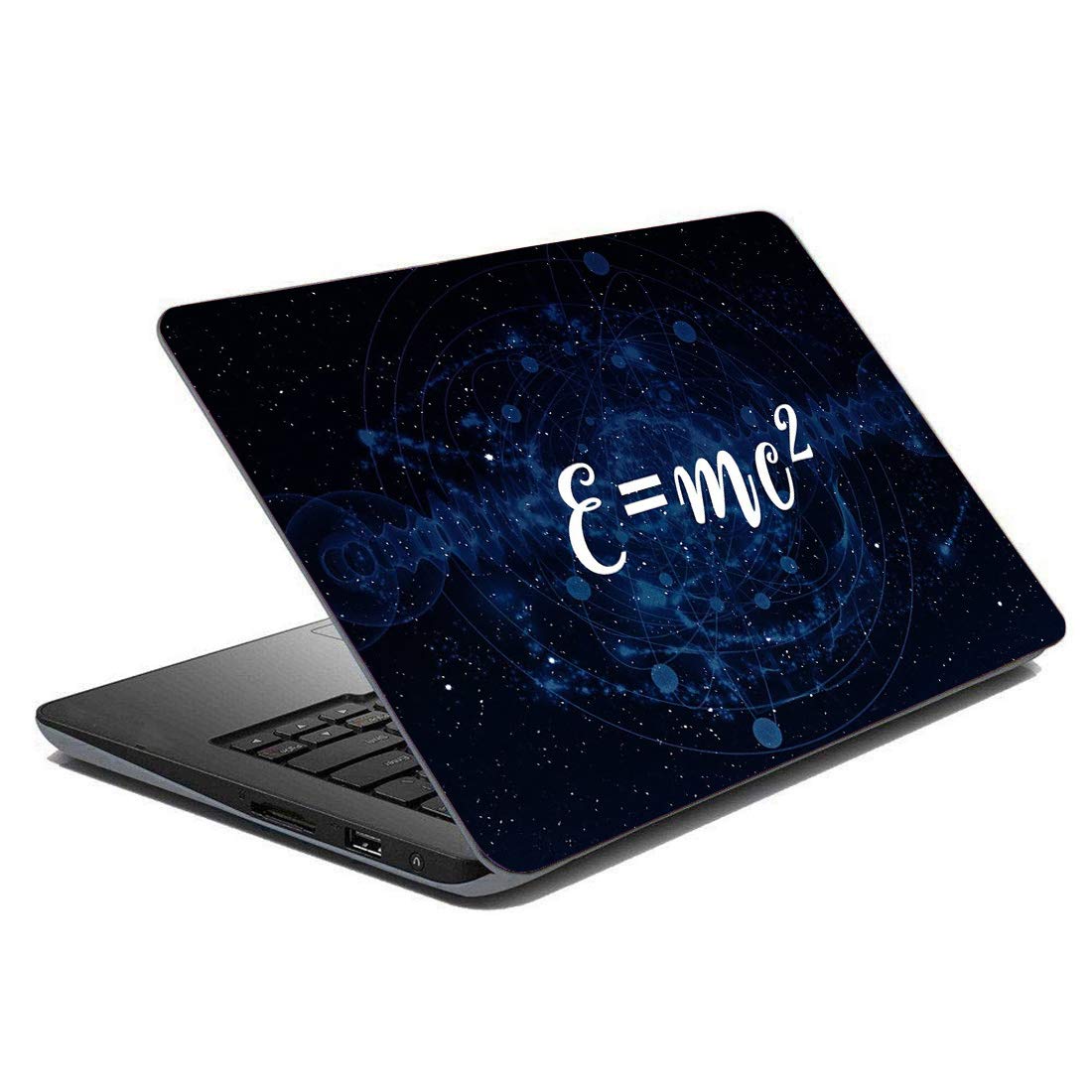 ISEE 360® Laptop Skin Einstein emc2 mula Science 15.6 Inches Office Engineers Scientist PVC Vinyl Printed Multicolored Cover