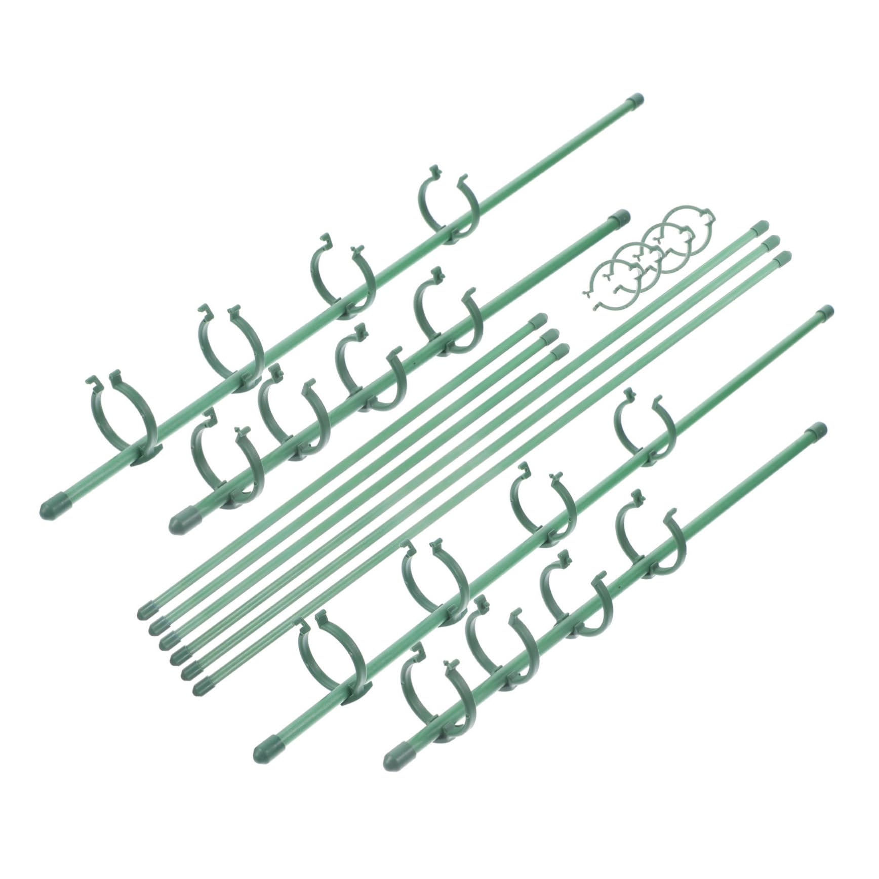 2 Ensembles Tige de Soutien pour Plantes de Jardin de Piquets de Soutien Floraux Boucles Ajustables pour Roses Plantes Grimpantes Outils Pratiques pour Jardinage Extérieur