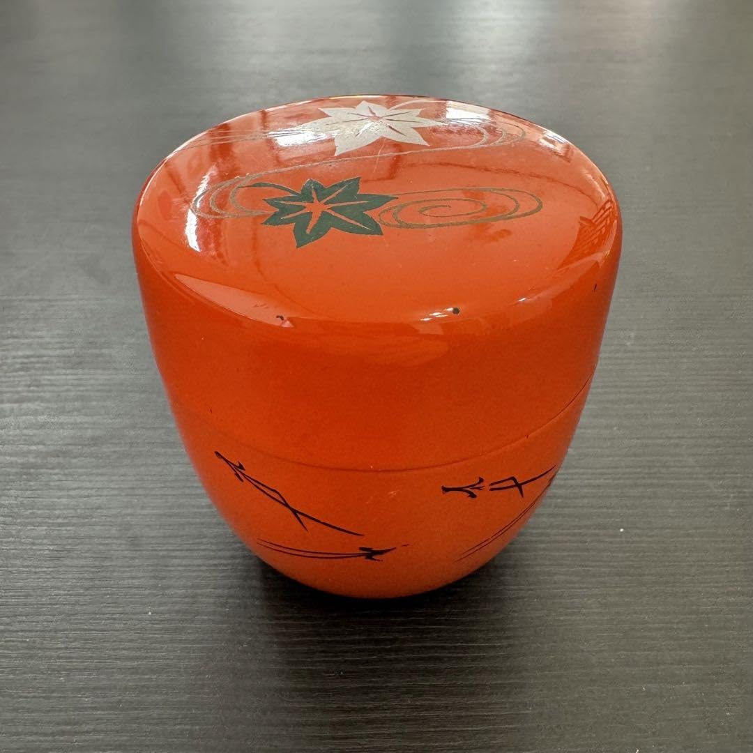 Amazon.co.jp: 茶道具棗 なつめ 天然木 茶道 アンティーク