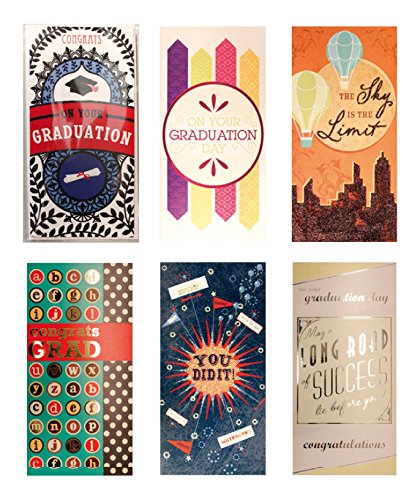 B-THERE Handmade Assorted Embellished Gift Card & Money Holder Cards Greeting Cards Grad Money Card for Graduation