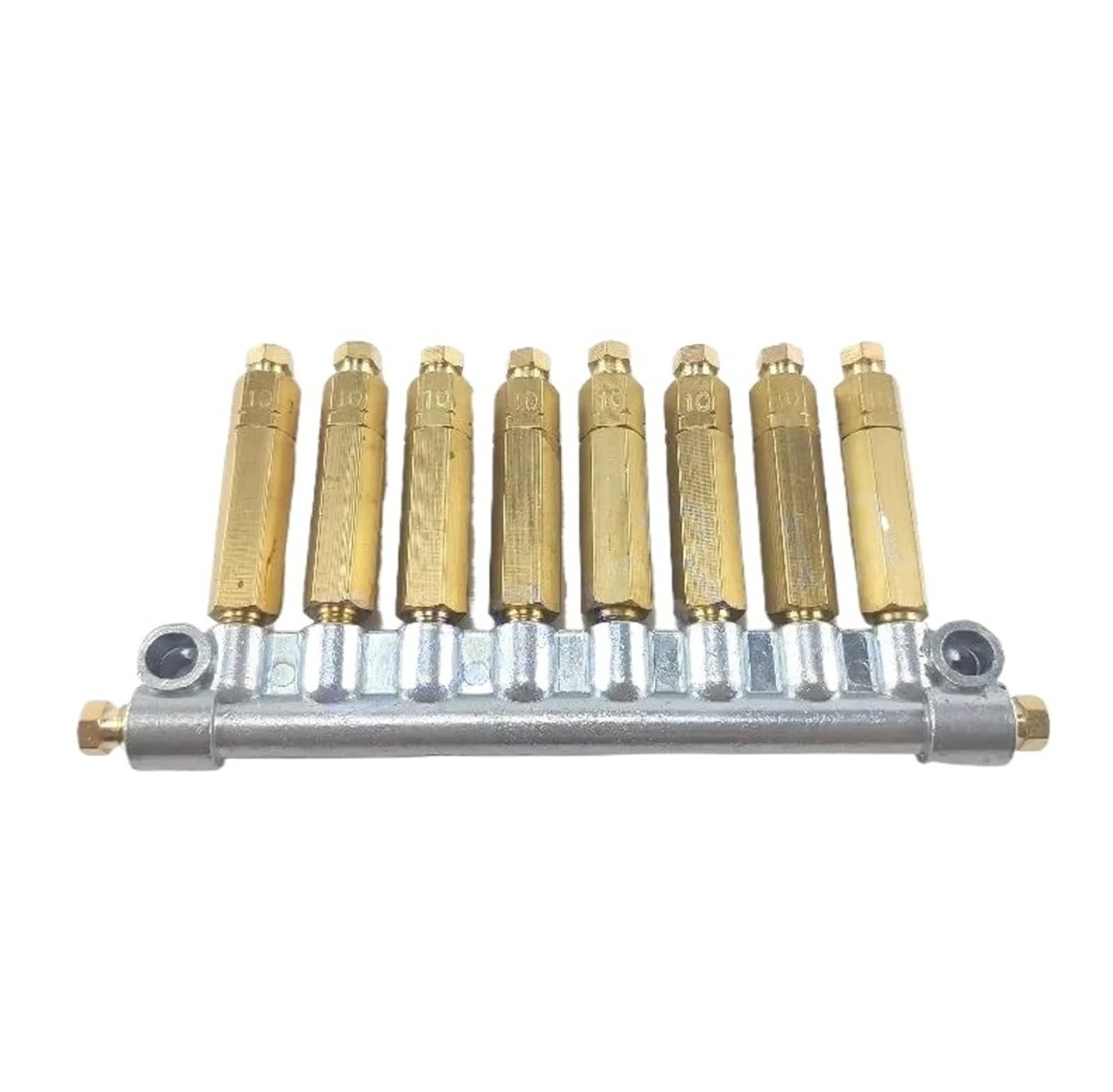 8 outlets Detective Volumetric oil Distributor 6/4mm Inlet 4mm Outlet, 0.1-0.5 ml/cyc,(In 4MM out 4mm,DF-20)