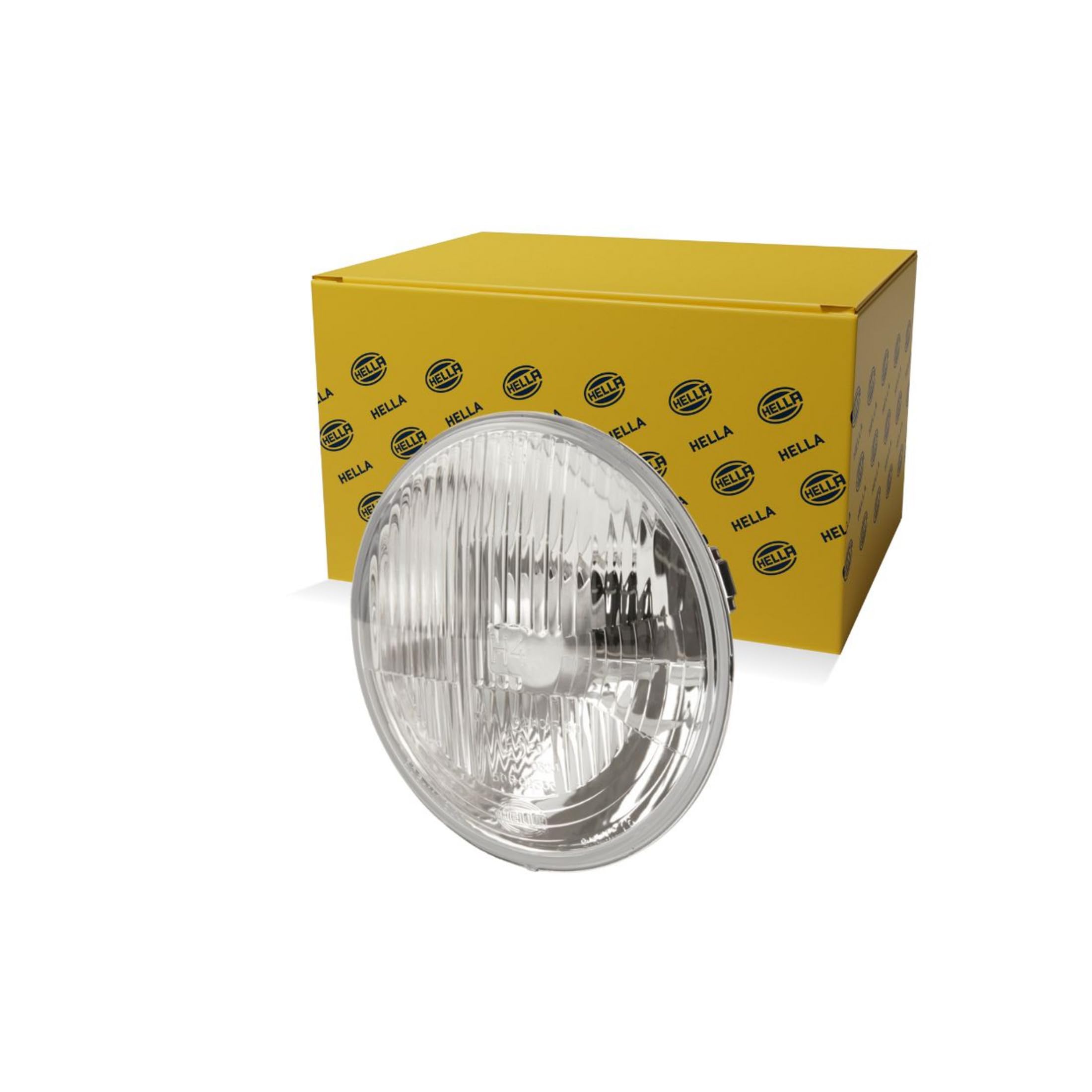 HELLA 1A6 002 395-031 Halogen Zestaw, reflektor - 12V - okrągły - Liczba referencyjna: 20 - ECE - Szyba rozpraszająca wypukła - z lewej/z prawej