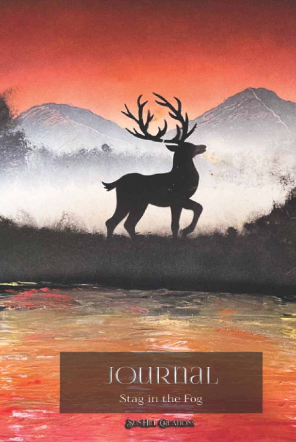 Stag in the Fog Journal (6x9, 240 lined pages, cream paper)