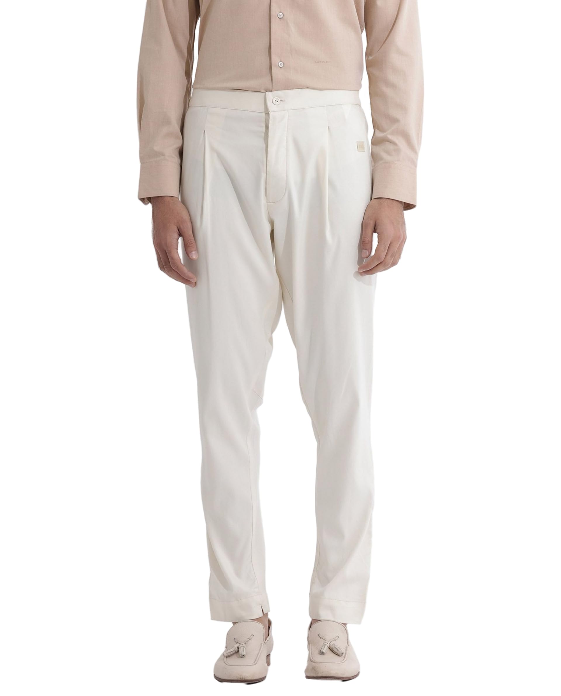 rare rabbit Men's Polin Slim Solid Viscose Pyjama-picture-19