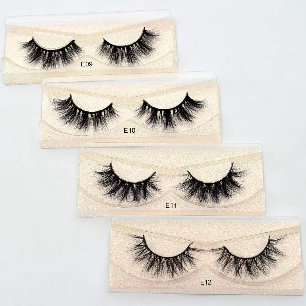 HXUJ 50 Pairs Visofree Eyelashes 3D Mink Eyelashes Hand Made Mink Dramatic Eyelashes 51 Styles Cruelty Free Reusable Eyelashes Wholesale