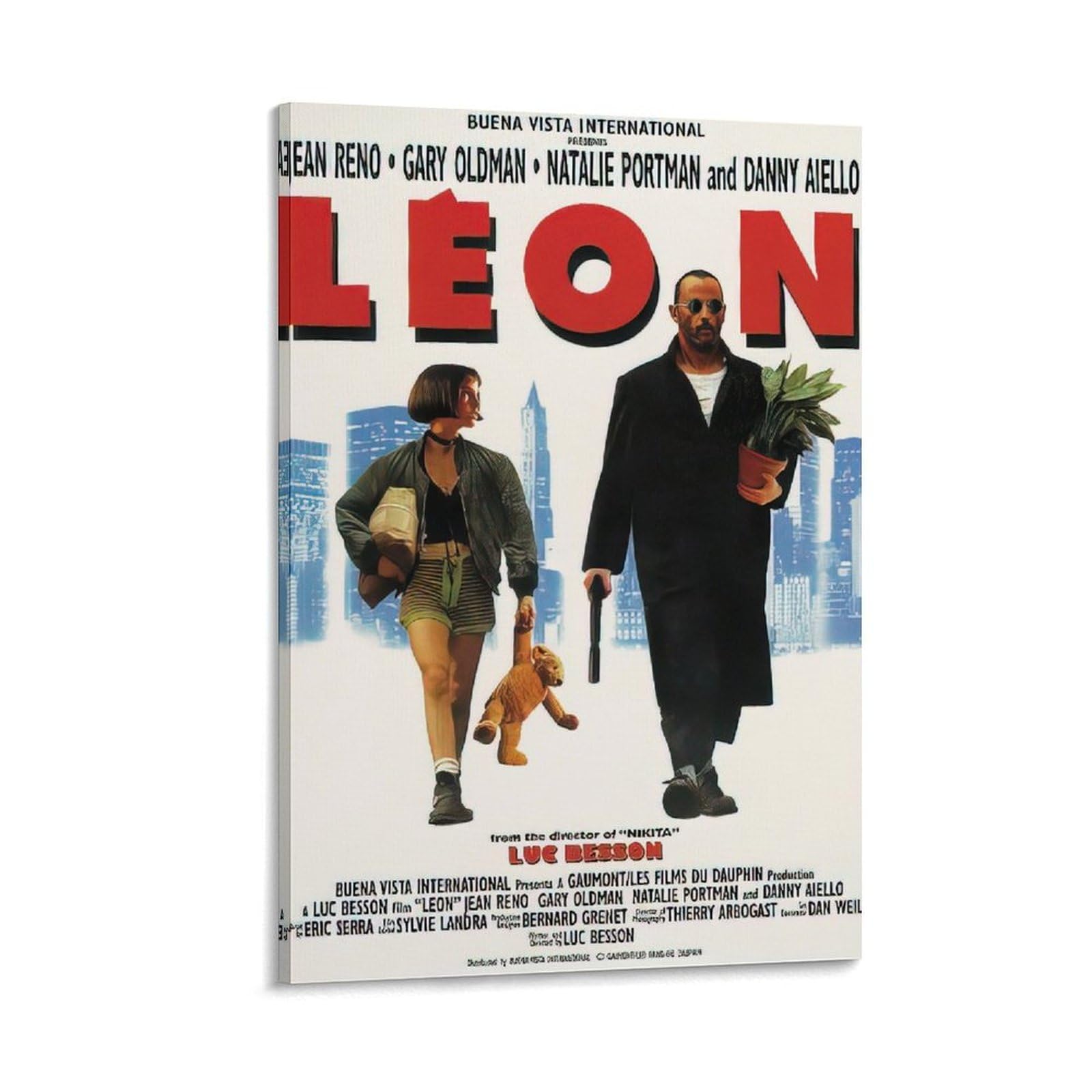 Amazon.co.jp: レオン 映画 ポスター キャンバス 芸術 ポスター