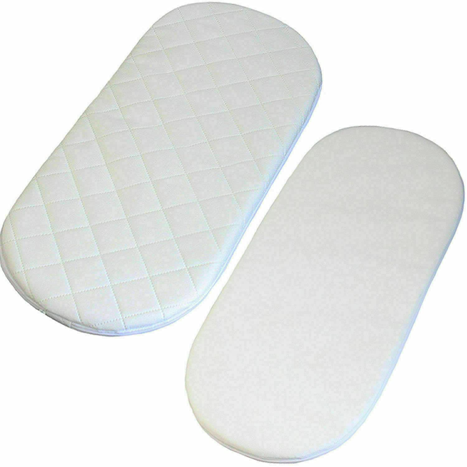 Luxe & Komfort Baby Moses Basket Mattress – Quilted Design, Hypoallergenic, Breathable [Sizes For Most Moses Baskets], Easy to Clean (72 x 28 x 4) — image 1