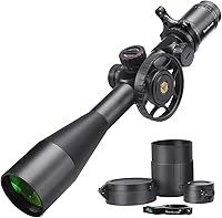 Vista 1 de WestHunter Optics WHI Series Hunting Scope, 30 mm Tube First Focal Plane Red Green Illuminated Etched Glass Reticle Tactical 110 MIL Shooting Scopes