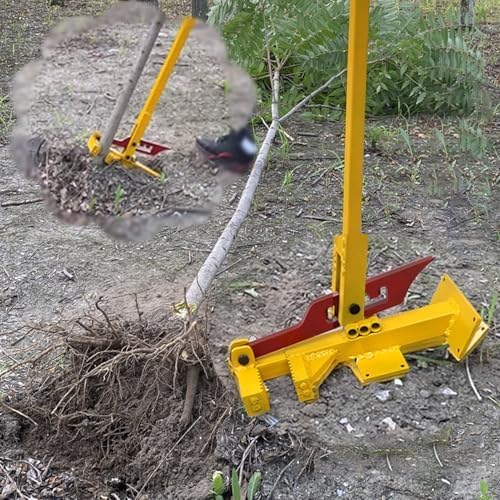 Herramienta de desbrozadora resistente, extractor de bordes dentados para jardín, granja y construcción, herramienta de eliminación de alta capacidad de carga para una perturbación eficiente del suelo