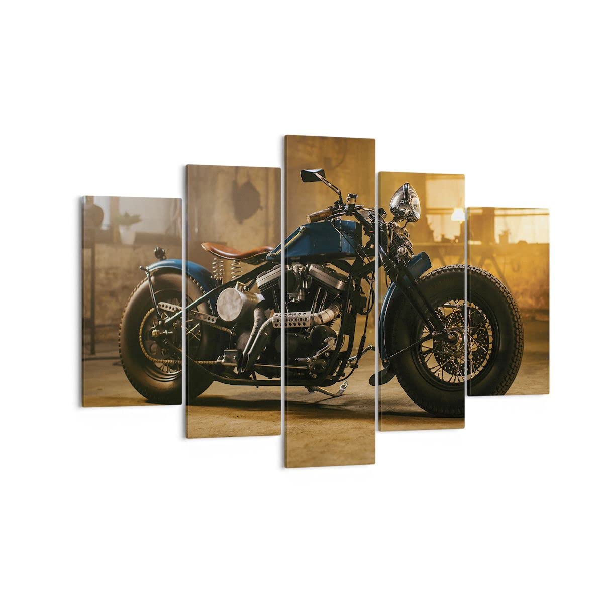 Tableau Toile Honda CBR 1000 Abstrait - Impression D'Art Sur Toile - Décoration Murale