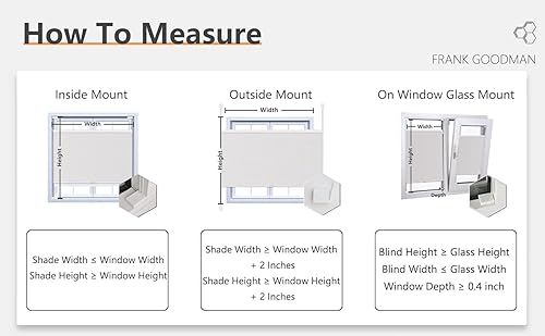 Miniatura 6 de FRANK GOODMAN Persianas celulares ajustadas a medida con tensión superior e inferior, persianas celulares con filtro de luz para privacidad superior