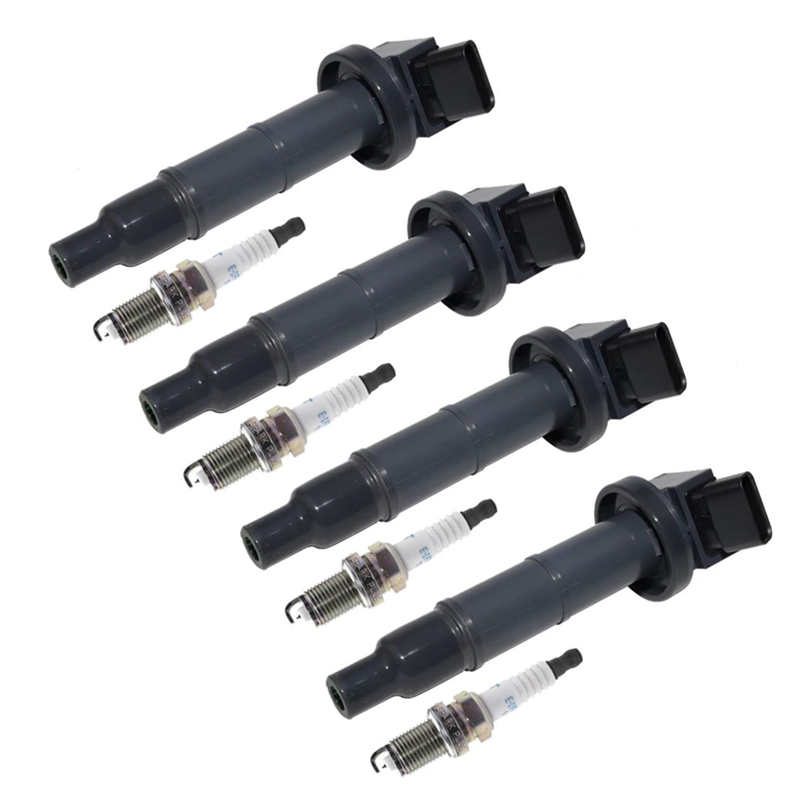 Bobina De Encendido De Gasolina 4 Uds bobina de encendido y bujías para TOYOTA VELLFIRE ALPHARD para COROLLA SAI para RAV4 MATRIX reemplazar