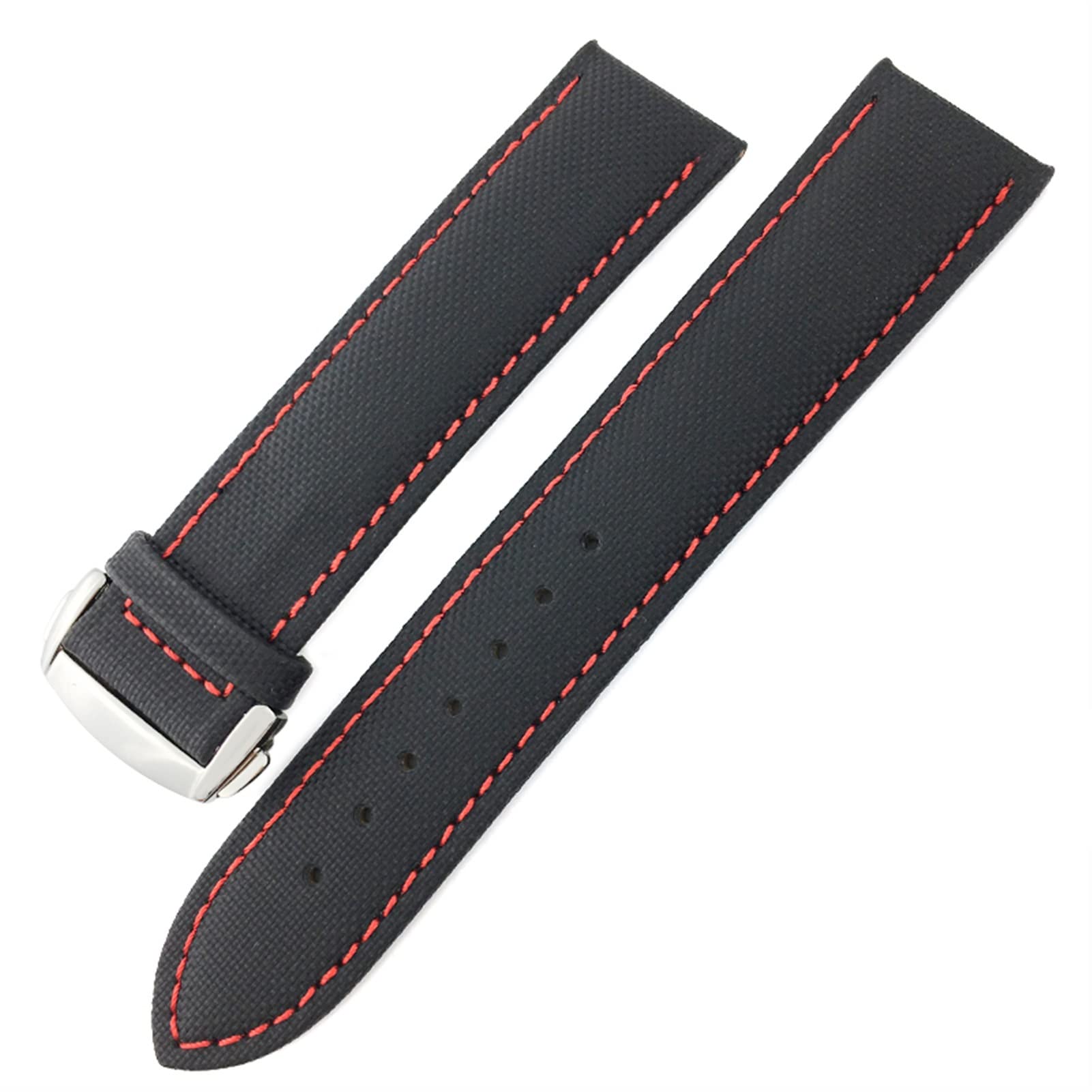 Bracelet de montre en toile nylon CZKE 21 mm souple anti transpiration