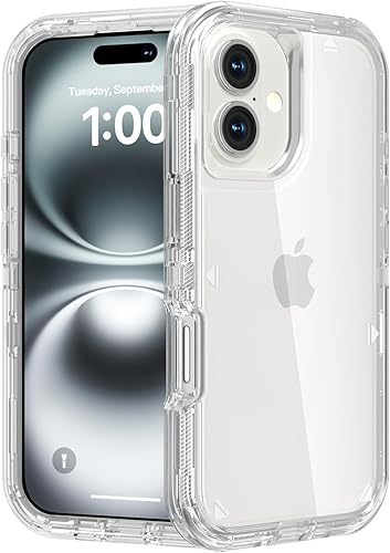Miniatura 38 de Funda para iPhone 11 Pro Max, resistente a los golpes, protección contra caídas, funda protectora transparente de doble capa compatible con iPhone