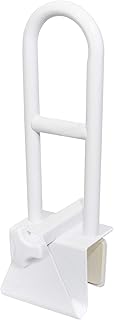 McKesson White Steel Bathtub Mount Bathtub Grab Bar 14.5