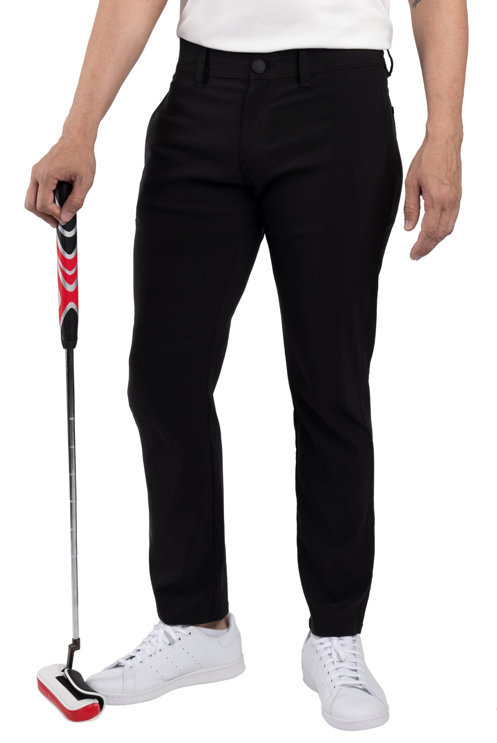 Stretch Slim Fit Golf Pants Men with Pockets - Tapered Lightweight Mens Golf Pants (Available in 30-38)