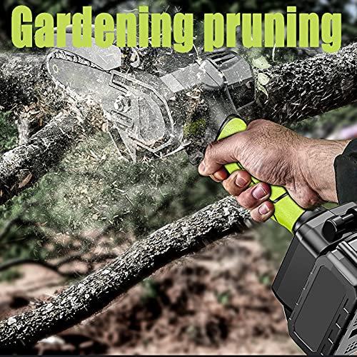 FJB Akku KettensäGe,Mini Akku Kettensage 4 Zoll Kettensage Elektro Geeignet Zum Beschneiden Von BäUmen Und Zum… – Bild 4