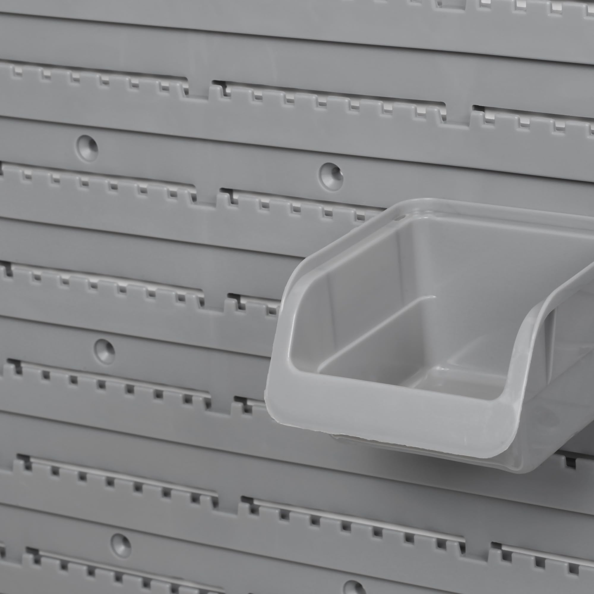 DURHAND Organizador de Herramientas de Pared 44 Piezas Gris y Naranja