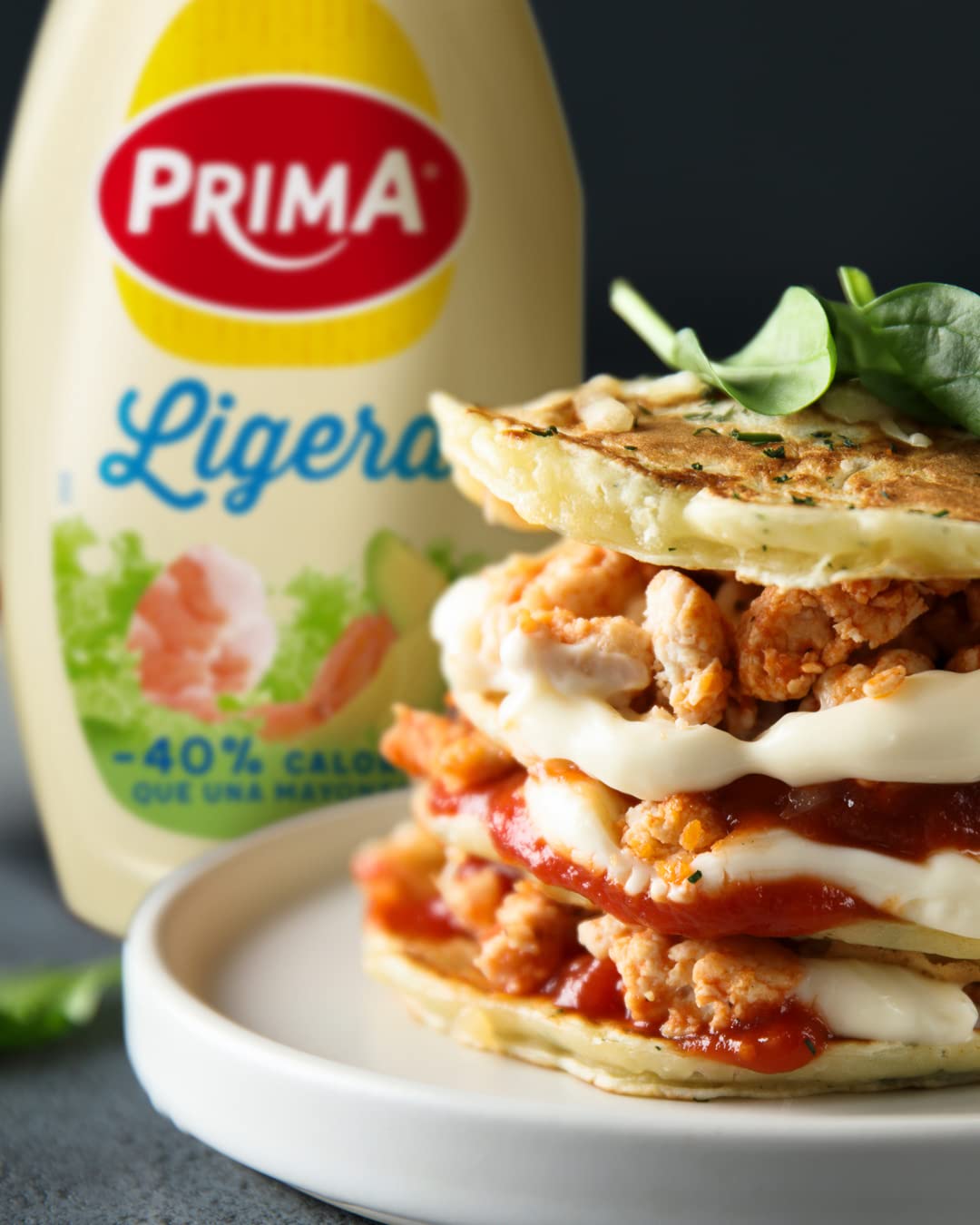 Prima Mayonesa ligera con huevos 100% origen España 390 ml
