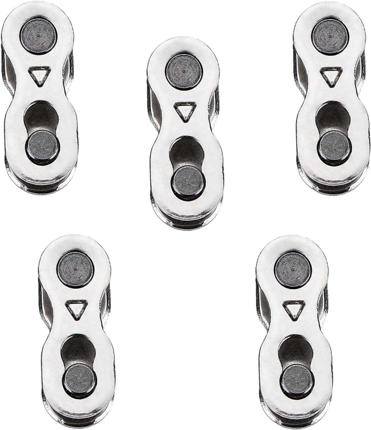 KMC Catena Missing Link 11V – Argento, Riutilizzabile Per Bici Da Corsa (Compatibile Shimano)