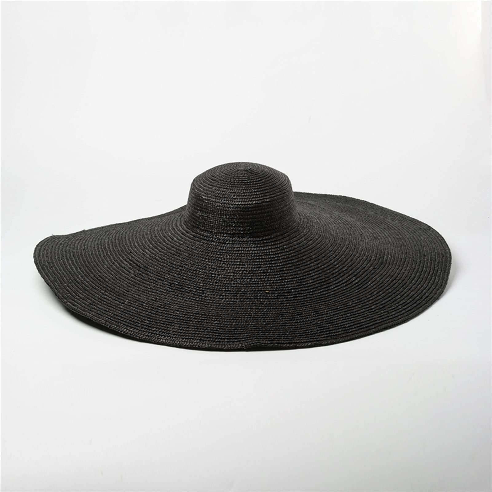 Chapeau de Soleil pour Femme Chapeaux de Plage surdimensionnée de l'été pour Femmes Grand Chapeau de Paille Chapeau de Voyage Chapeau d’été (Color : Navy, Size : One Size)