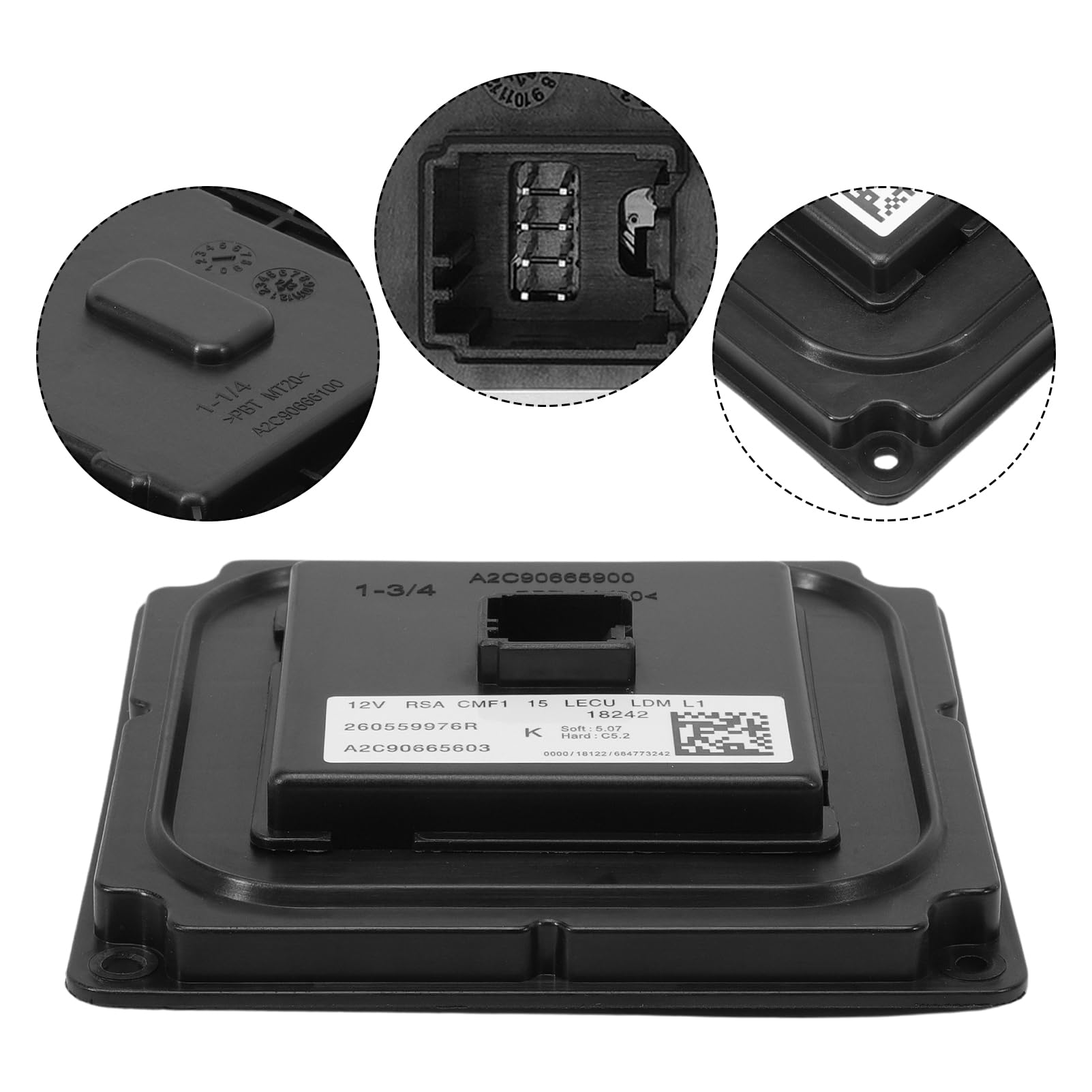Xenón HID Unidad de Control de Balasto de Faro 260559976R para Megane 4 Fase 1 1.5 Blue DCI A2C90665603