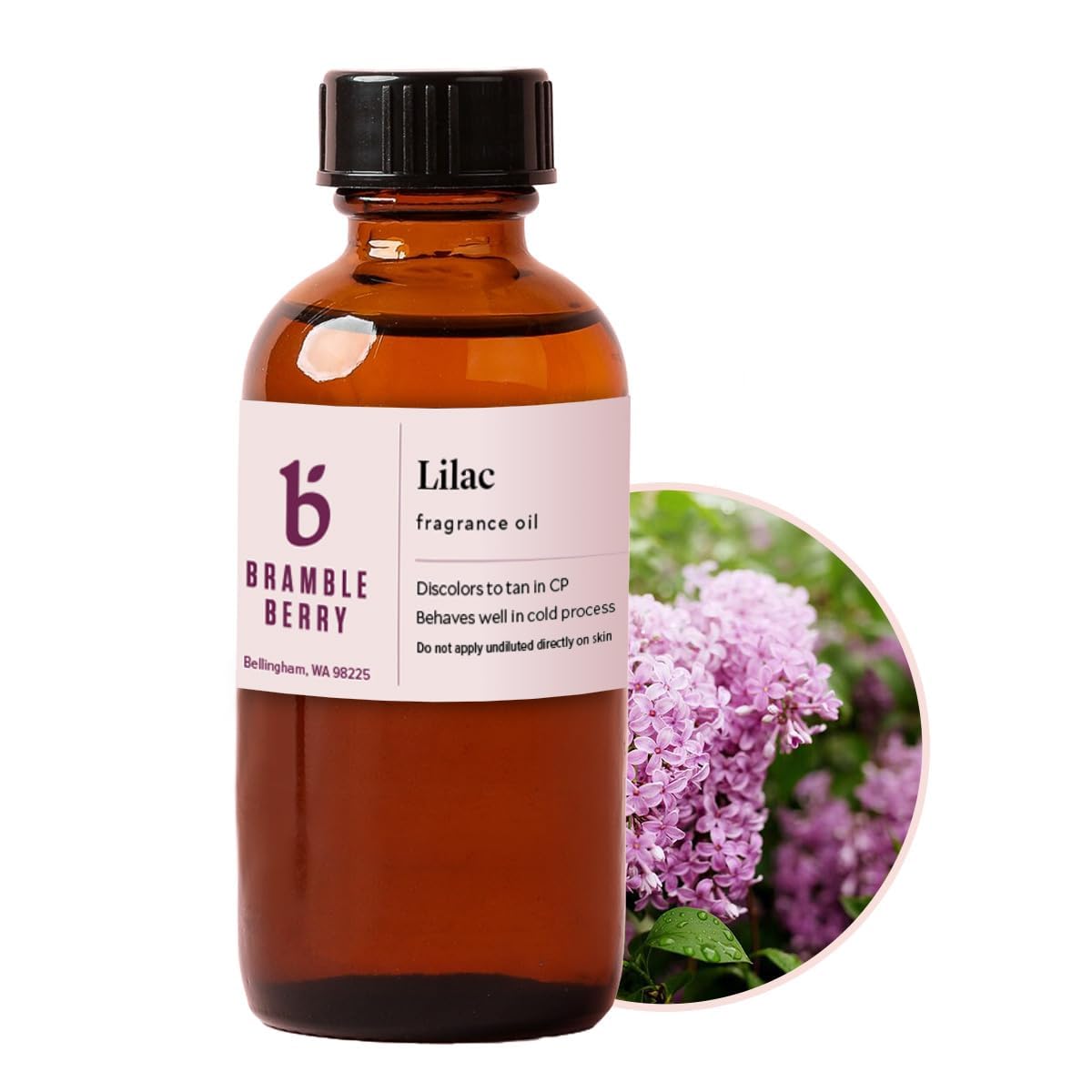 Bramble Berry Lilac Fragrance Oil | Lilac Scent for Soap Making, Candle Making, Lotion &amp; Bath Bombs | Skin Safe, Vegan, Paraben &amp; Phthalate Free, DIY Craft Essential