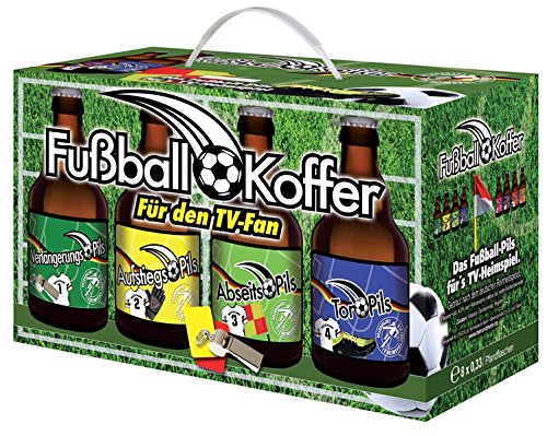 Fußball Bier Box mit 8x 0,33l Pils Fußball Bier Box mit 8x 0,33l Pils