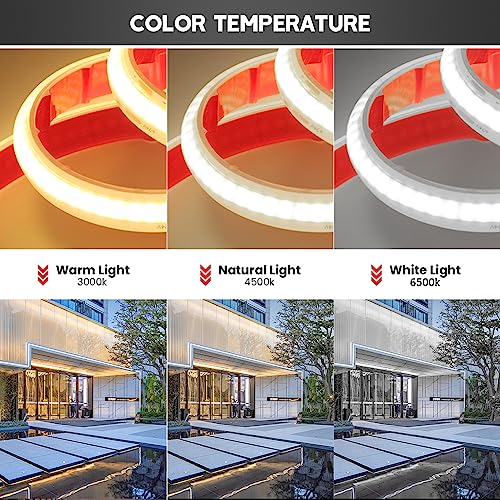 Tira LED COB 8m 24V IP68 Blanca Día Flexible miniatura 5