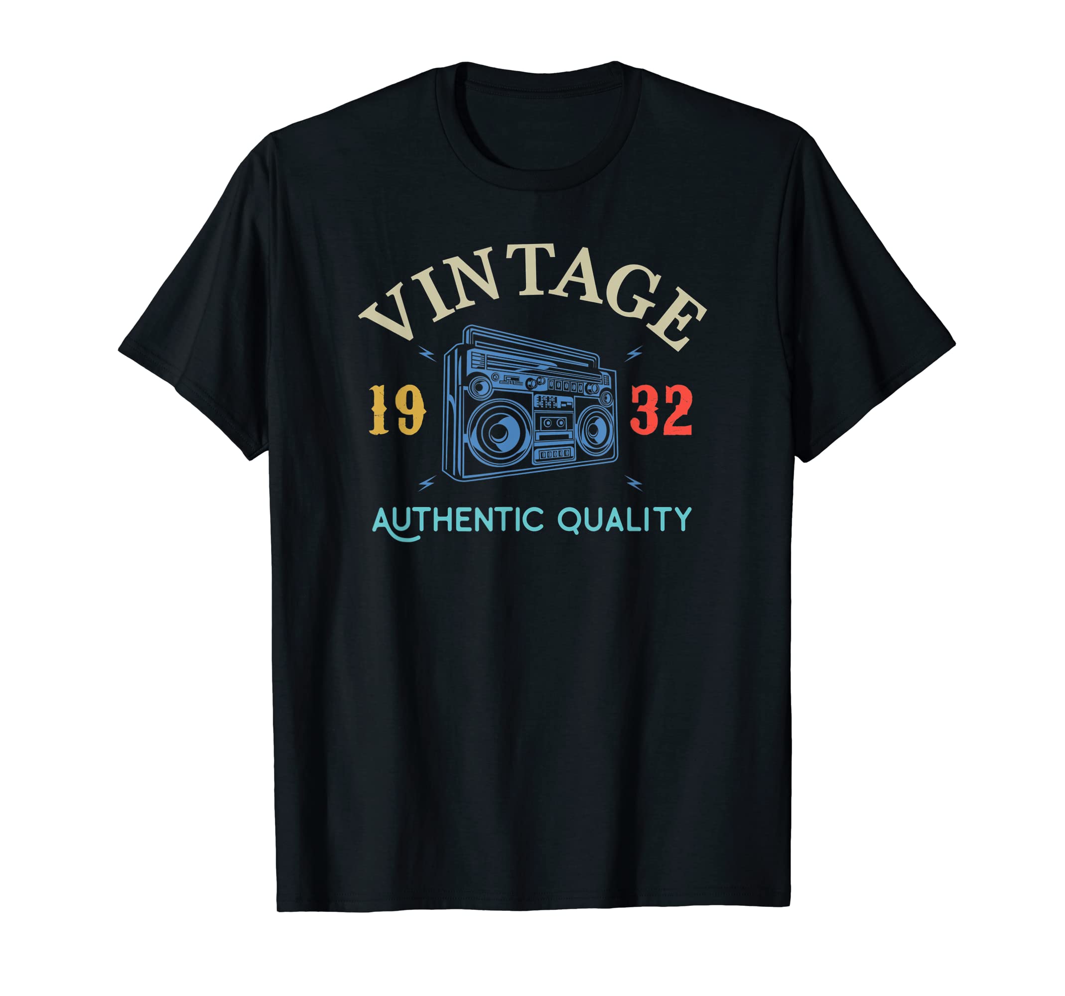 91 Years Old 1932 Vintage 91st Birthday Idea men women T-Shirt