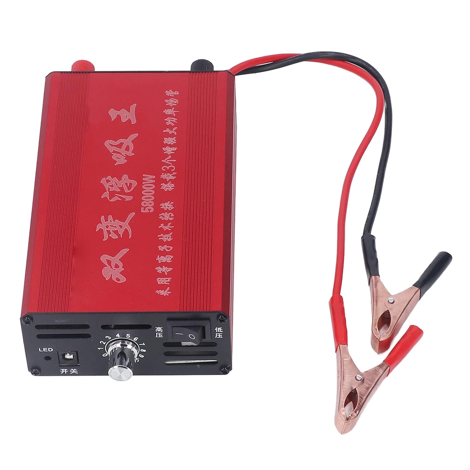 Battery Boost Converter, 12V Aluminum Alloy Variable Battery Booster