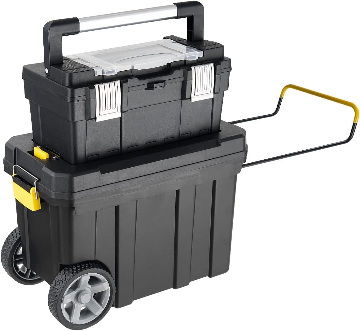 Keter 17203037 KET17203037 Wheeled Job Box Black, 57 Litre Amazon.co