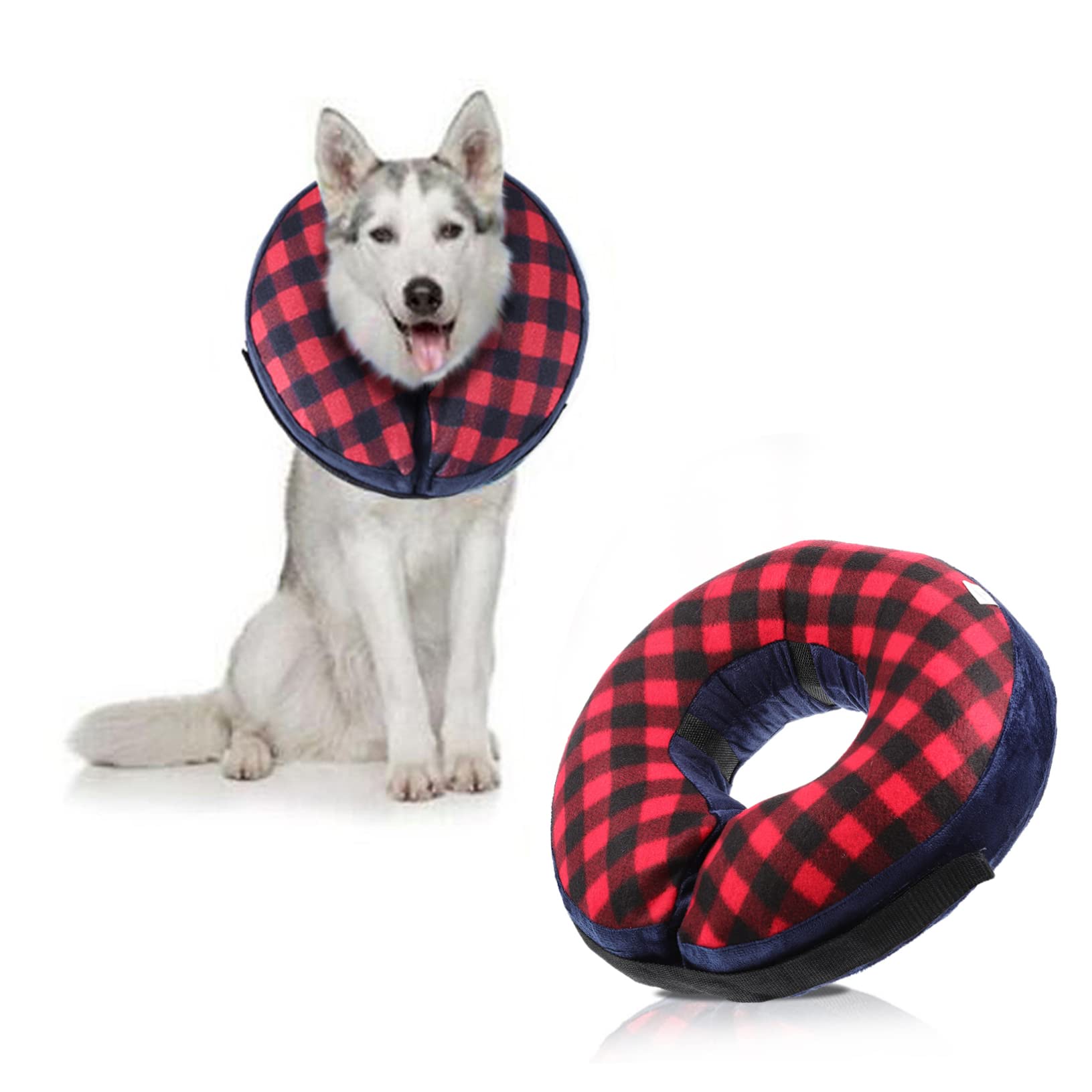 Toddmomy 3piezas Collar Inflable De para Mascotas Collar Protector y Lavable Alternativa Cómoda Al Cono para y Cuidado De Heridas para Gatos y Perros