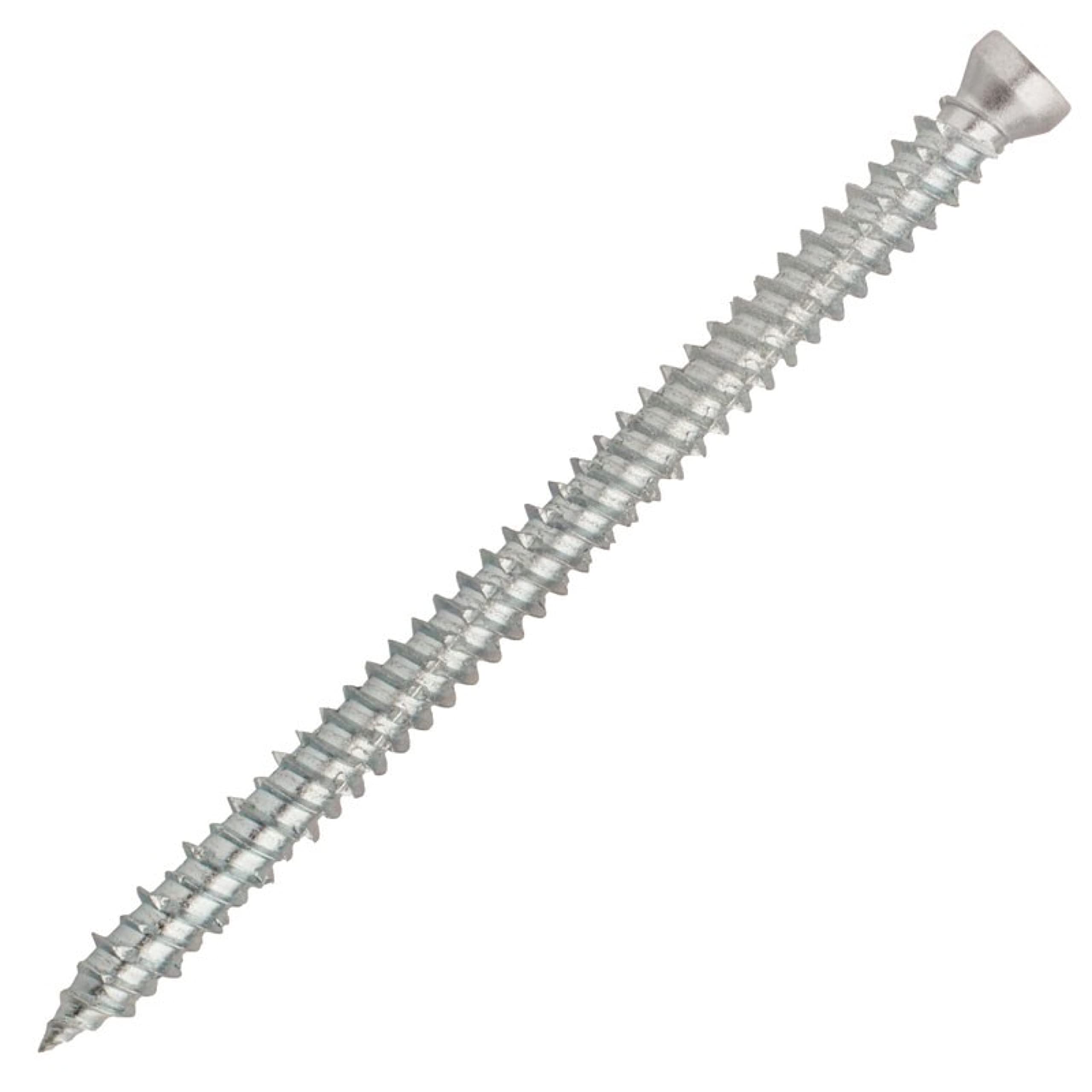 SCELL-IT, tornillo de hormigón R de fijación directa 7,5 x 92 mm Cabeza reducida TX30, caja de 100, fijación directa en el material soporte, montaje pasante sin tensión gracias a su rosca